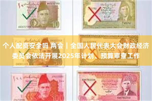 个人配资安全吗 两会｜全国人民代表大会财政经济委员会依法开展2025年计划、预算审查工作