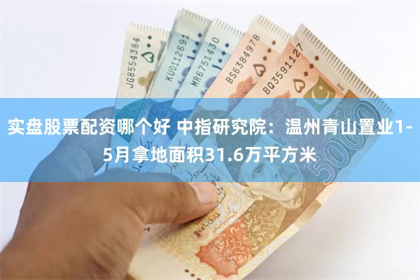 实盘股票配资哪个好 中指研究院：温州青山置业1-5月拿地面积31.6万平方米