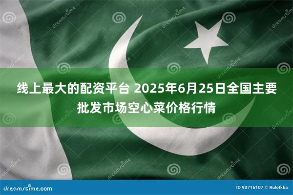 线上最大的配资平台 2025年6月25日全国主要批发市场空心菜价格行情